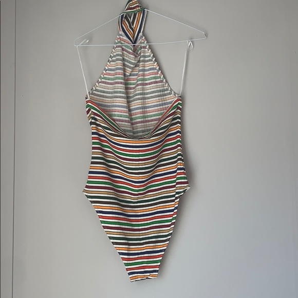 Out from under halter bodysuit - Picture 3 of 4